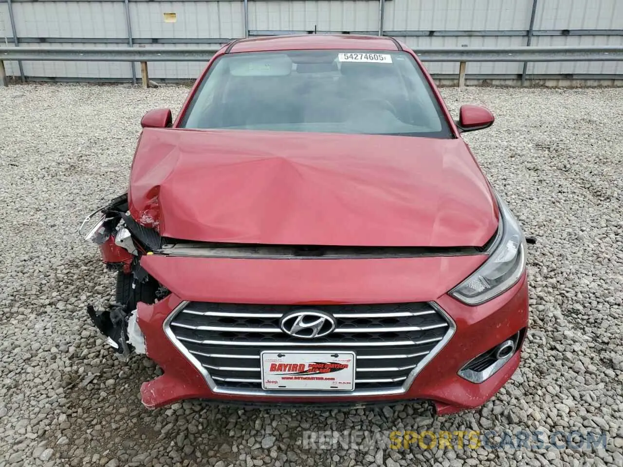 5 Photograph of a damaged car 3KPC24A68LE120612 HYUNDAI ACCENT 2020