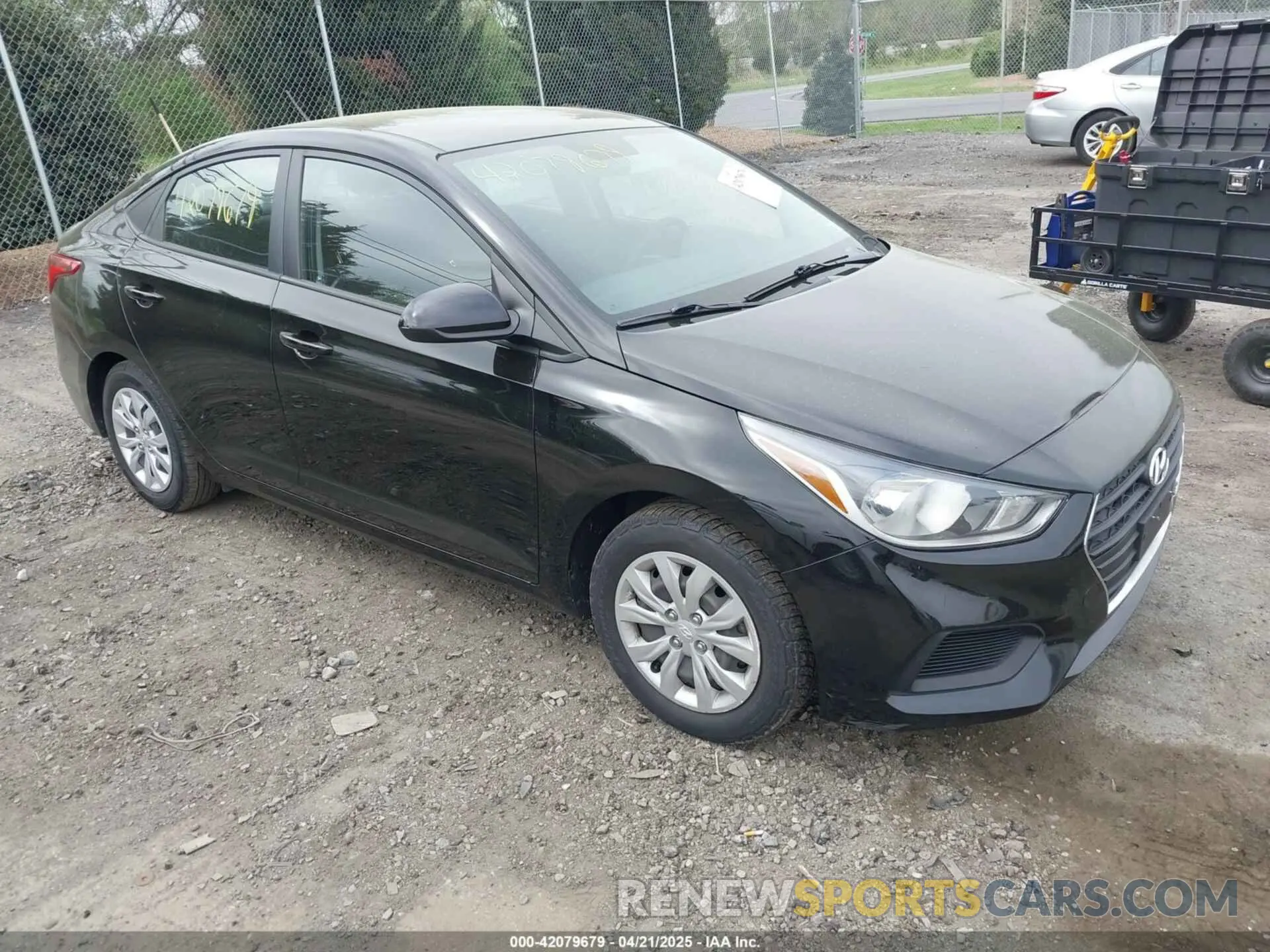 1 Photograph of a damaged car 3KPC24A69LE104371 HYUNDAI ACCENT 2020