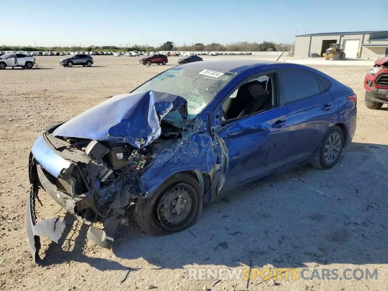1 Фотография поврежденного автомобиля 3KPC24A6XLE099018 HYUNDAI ACCENT 2020