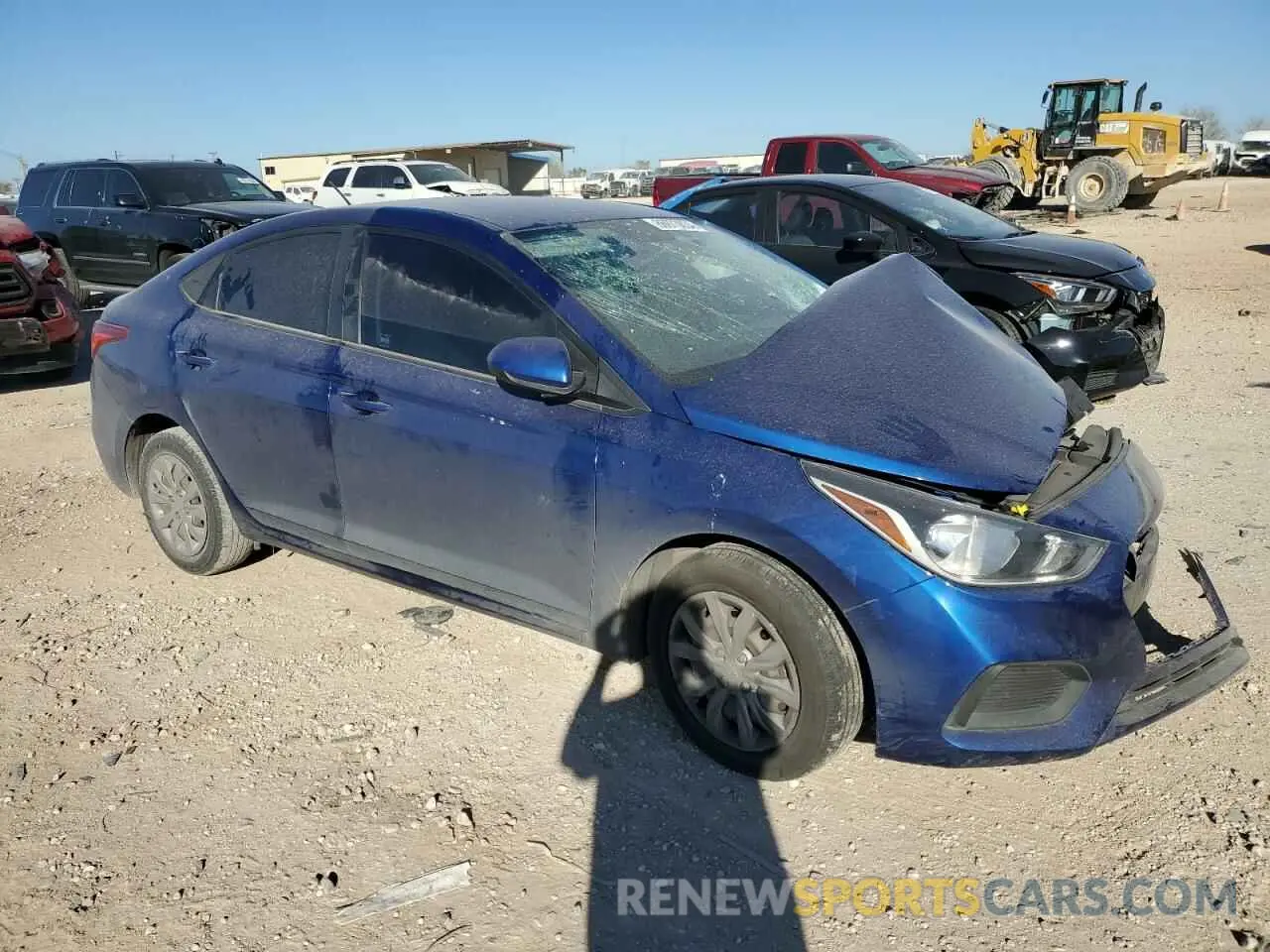4 Фотография поврежденного автомобиля 3KPC24A6XLE099018 HYUNDAI ACCENT 2020