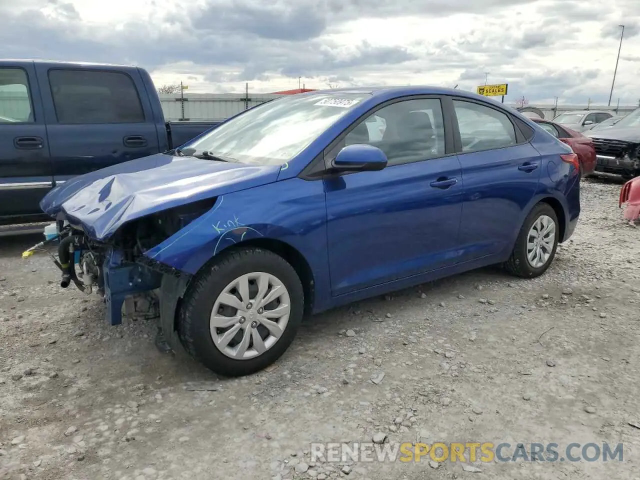 1 Photograph of a damaged car 3KPC24A6XLE112897 HYUNDAI ACCENT 2020