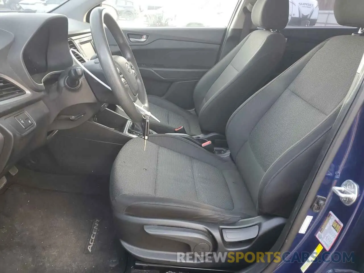 7 Photograph of a damaged car 3KPC24A6XLE119008 HYUNDAI ACCENT 2020