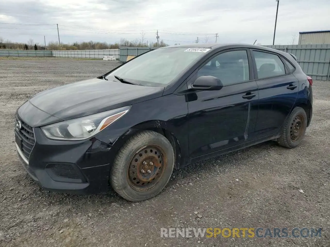 1 Photograph of a damaged car 3KPC25A6XLE092091 HYUNDAI ACCENT 2020