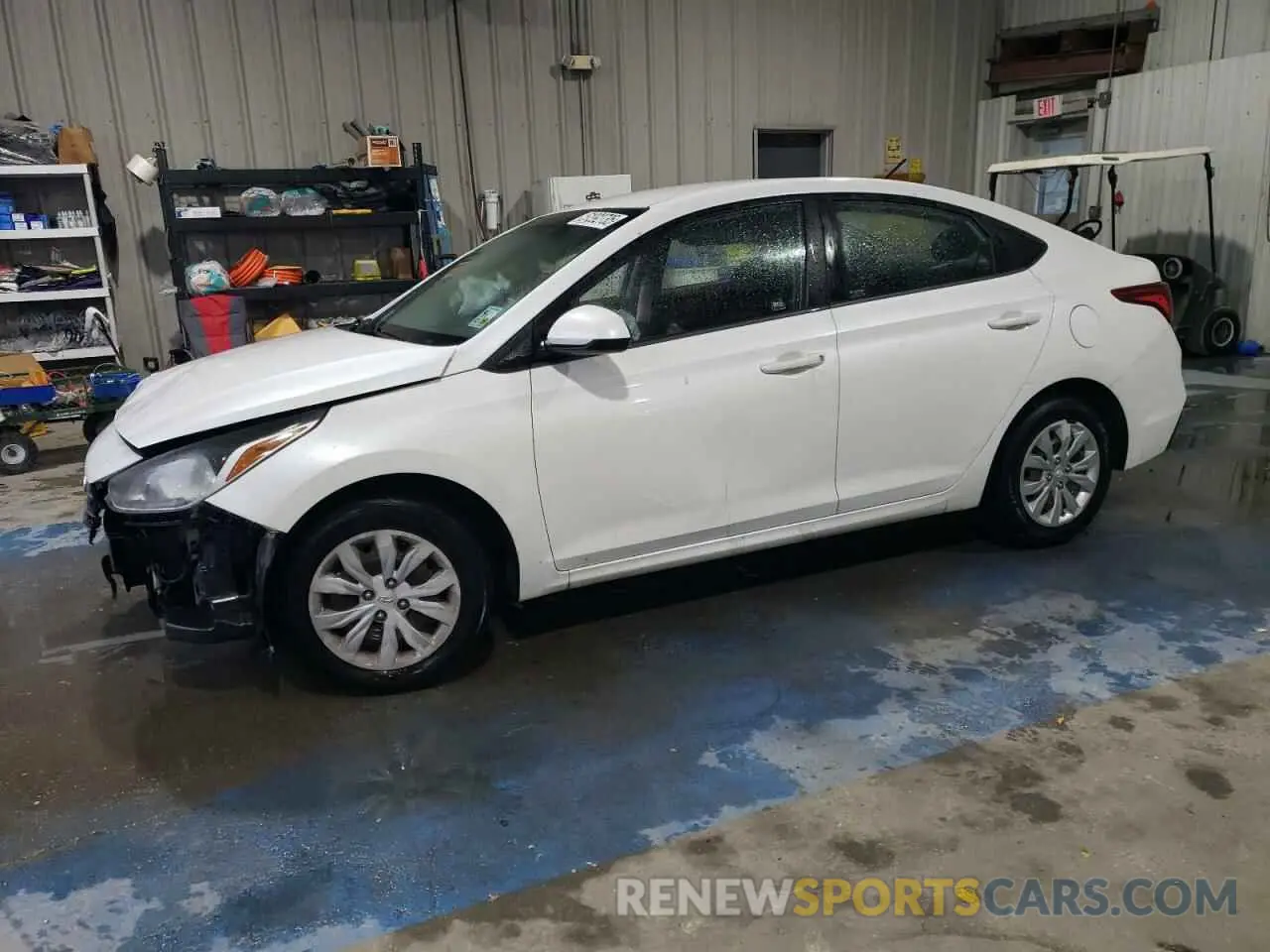 1 Photograph of a damaged car 3KPC24A60ME129001 HYUNDAI ACCENT 2021