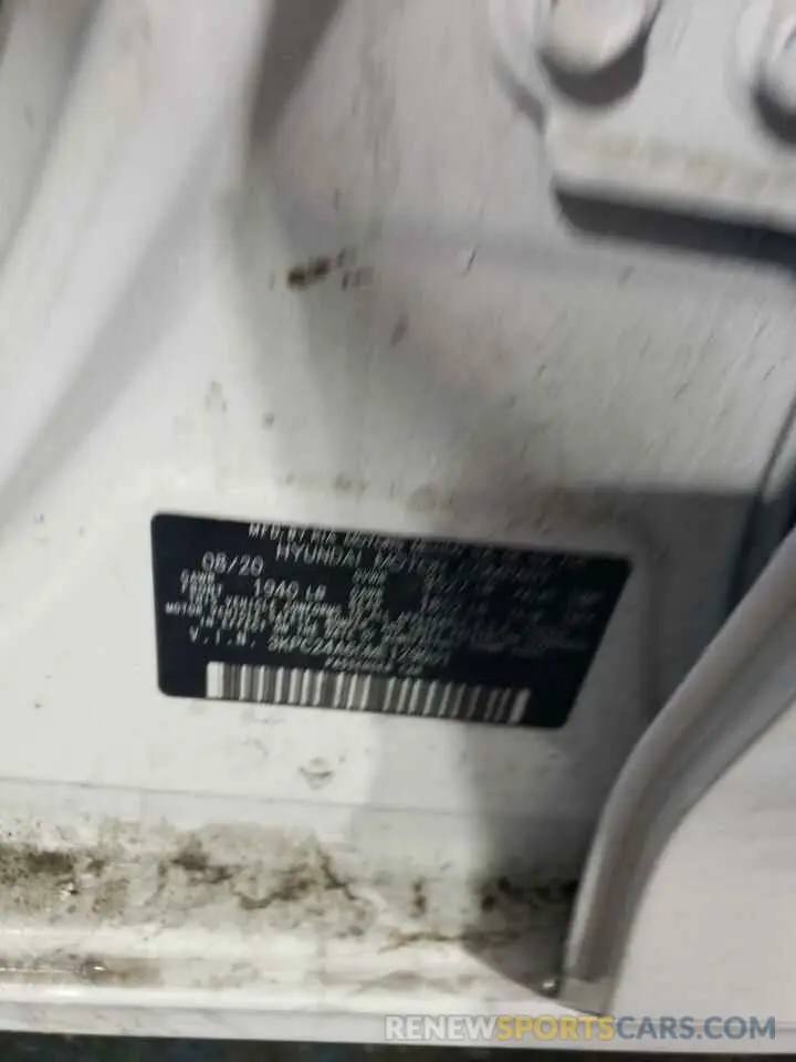 13 Photograph of a damaged car 3KPC24A60ME129001 HYUNDAI ACCENT 2021
