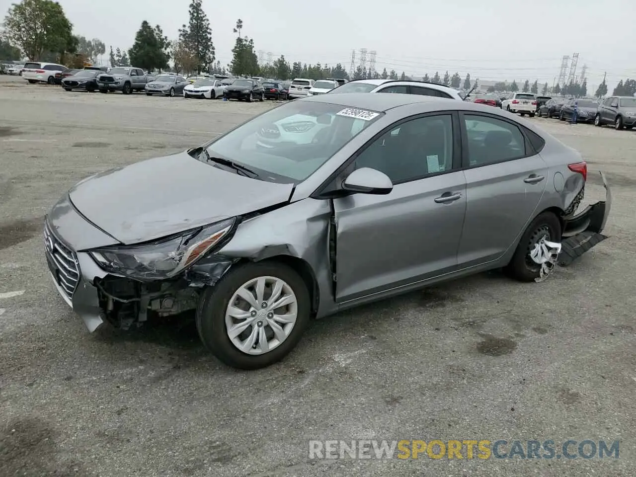 1 Фотография поврежденного автомобиля 3KPC24A60ME147658 HYUNDAI ACCENT 2021
