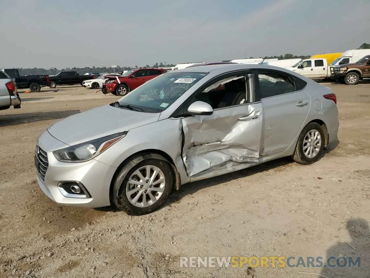 1 Фотография поврежденного автомобиля 3KPC24A60ME150480 HYUNDAI ACCENT 2021