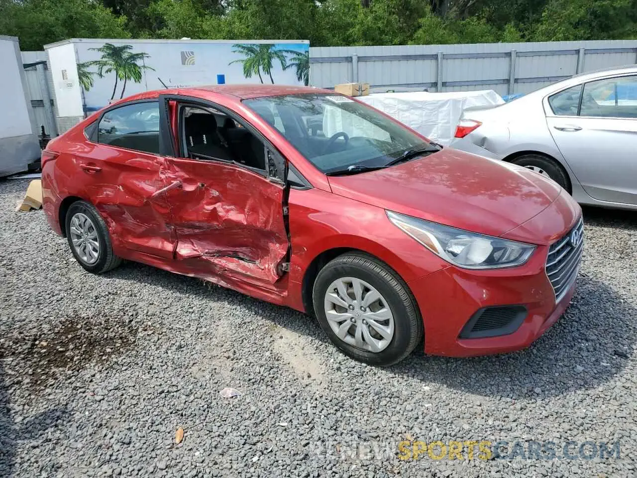 4 Фотография поврежденного автомобиля 3KPC24A62ME130361 HYUNDAI ACCENT 2021