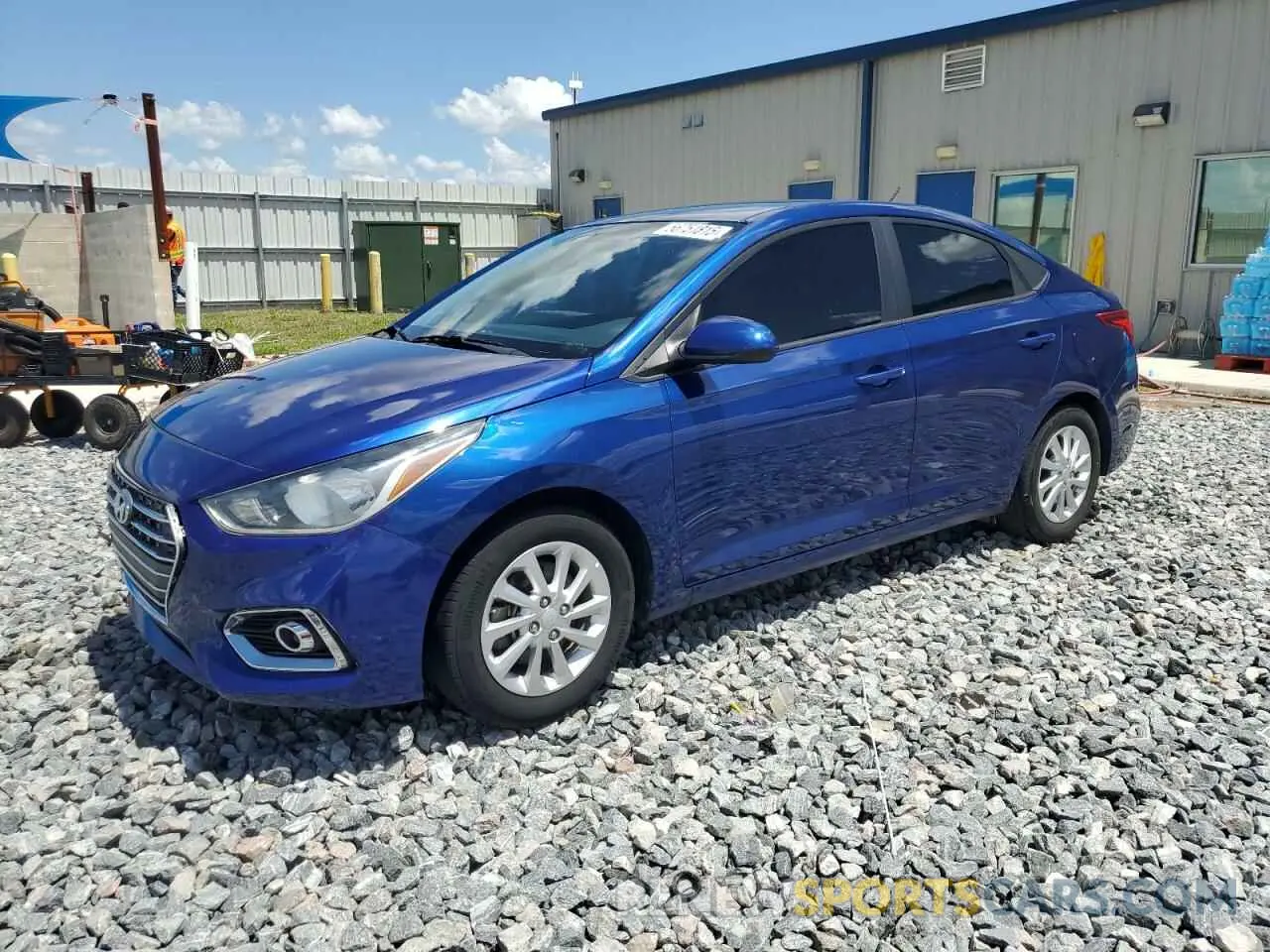 1 Photograph of a damaged car 3KPC24A62ME137097 HYUNDAI ACCENT 2021