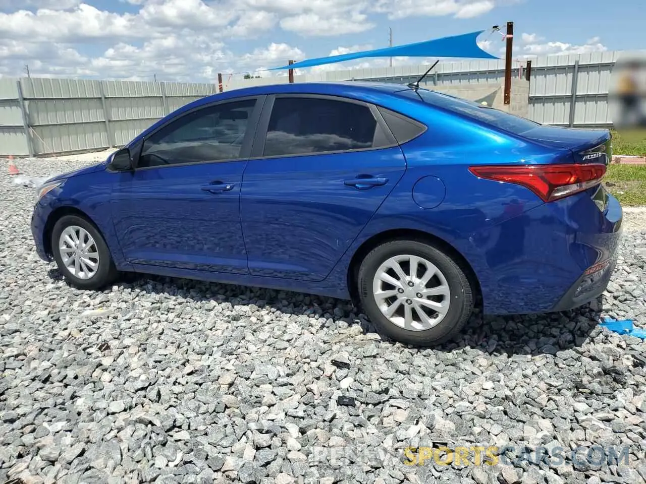 2 Photograph of a damaged car 3KPC24A62ME137097 HYUNDAI ACCENT 2021