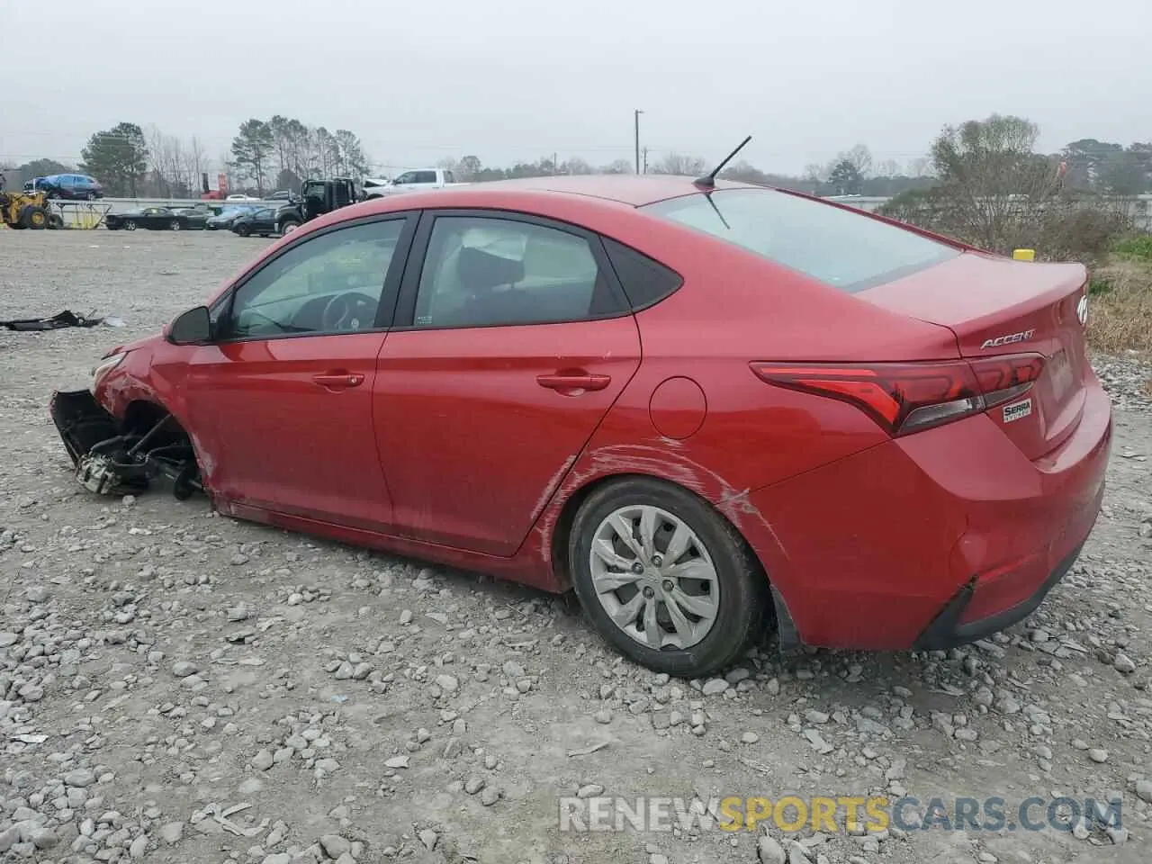 2 Photograph of a damaged car 3KPC24A62ME150626 HYUNDAI ACCENT 2021