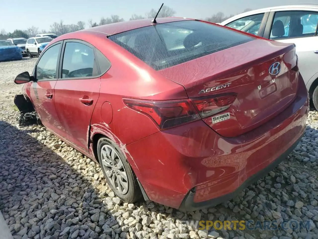 3 Photograph of a damaged car 3KPC24A62ME150626 HYUNDAI ACCENT 2021