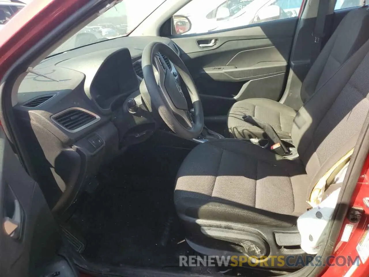 7 Photograph of a damaged car 3KPC24A62ME150626 HYUNDAI ACCENT 2021