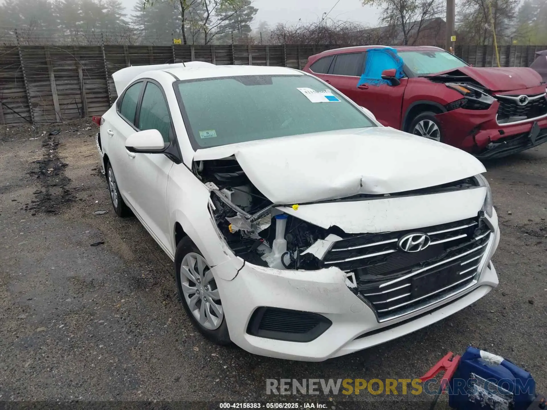 6 Photograph of a damaged car 3KPC24A63ME152837 HYUNDAI ACCENT 2021