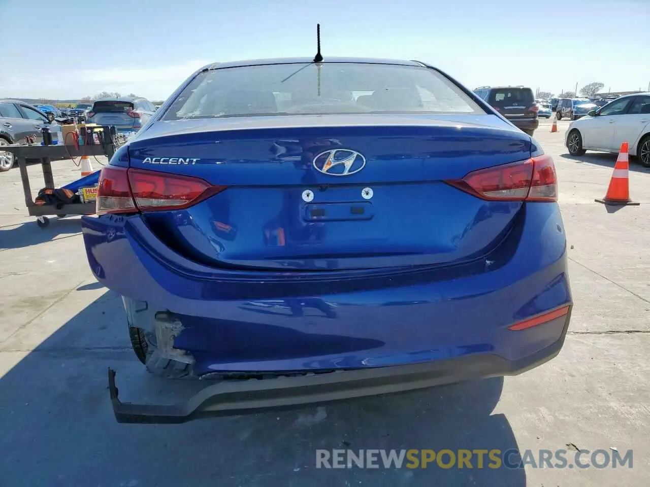 6 Photograph of a damaged car 3KPC24A64ME129115 HYUNDAI ACCENT 2021