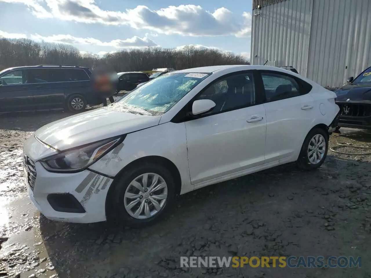 1 Photograph of a damaged car 3KPC24A64ME129471 HYUNDAI ACCENT 2021