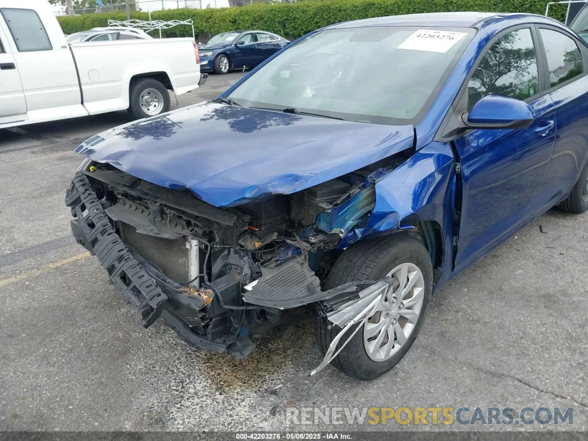 6 Photograph of a damaged car 3KPC24A64ME132662 HYUNDAI ACCENT 2021