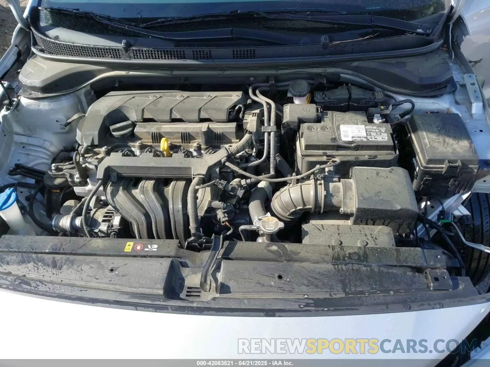 10 Photograph of a damaged car 3KPC24A64ME146982 HYUNDAI ACCENT 2021