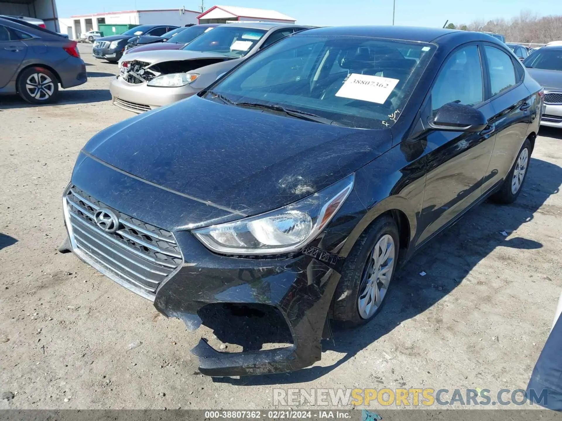 2 Фотография поврежденного автомобиля 3KPC24A64ME150451 HYUNDAI ACCENT 2021