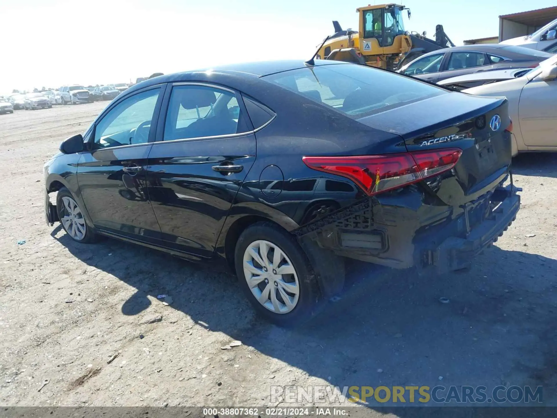 3 Фотография поврежденного автомобиля 3KPC24A64ME150451 HYUNDAI ACCENT 2021
