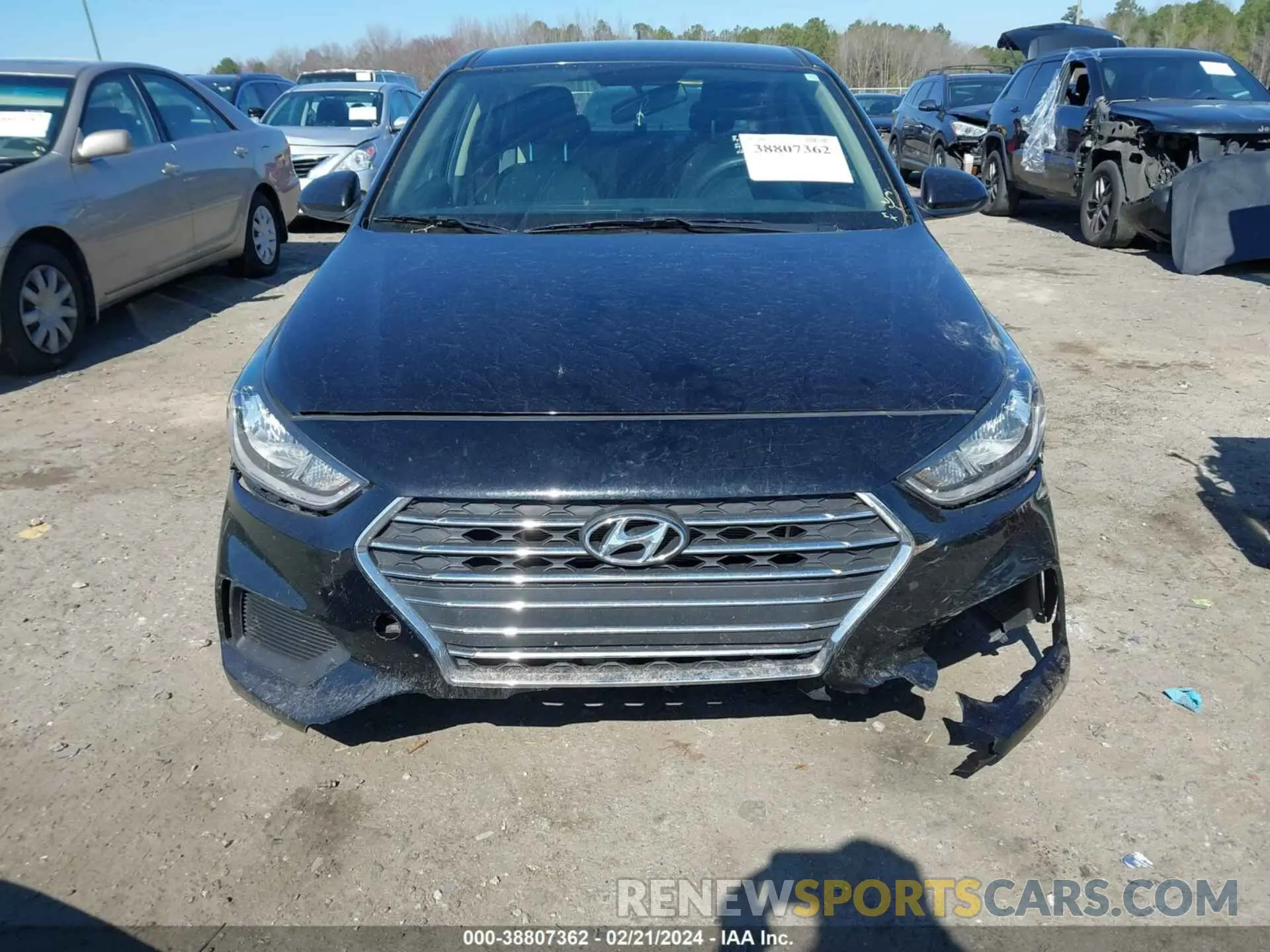 6 Фотография поврежденного автомобиля 3KPC24A64ME150451 HYUNDAI ACCENT 2021