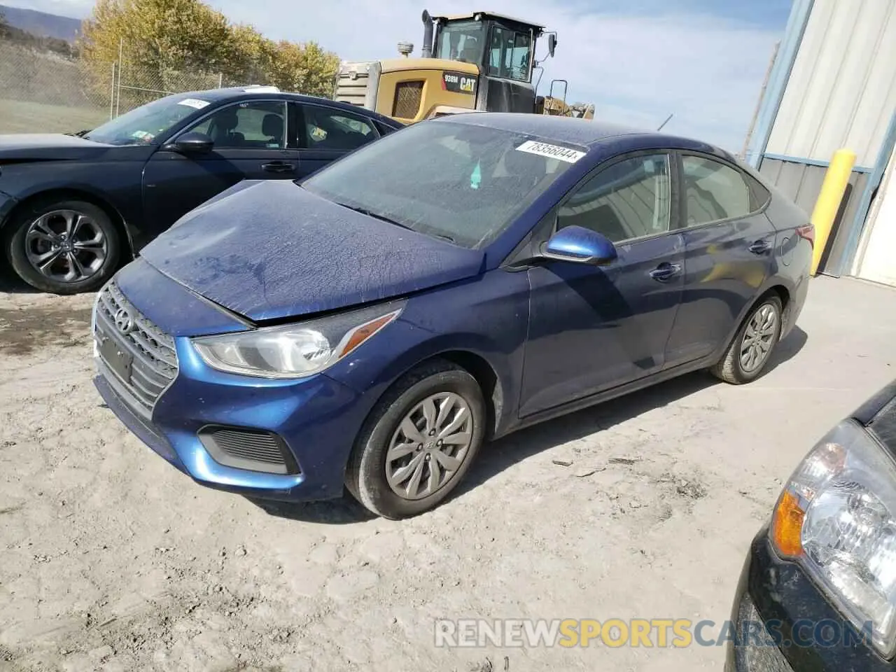 1 Photograph of a damaged car 3KPC24A65ME132265 HYUNDAI ACCENT 2021