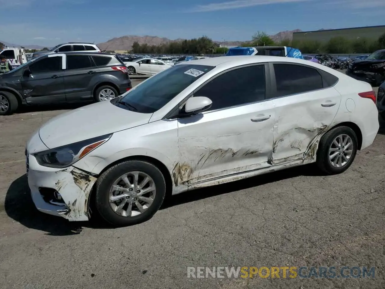 1 Photograph of a damaged car 3KPC24A65ME137515 HYUNDAI ACCENT 2021