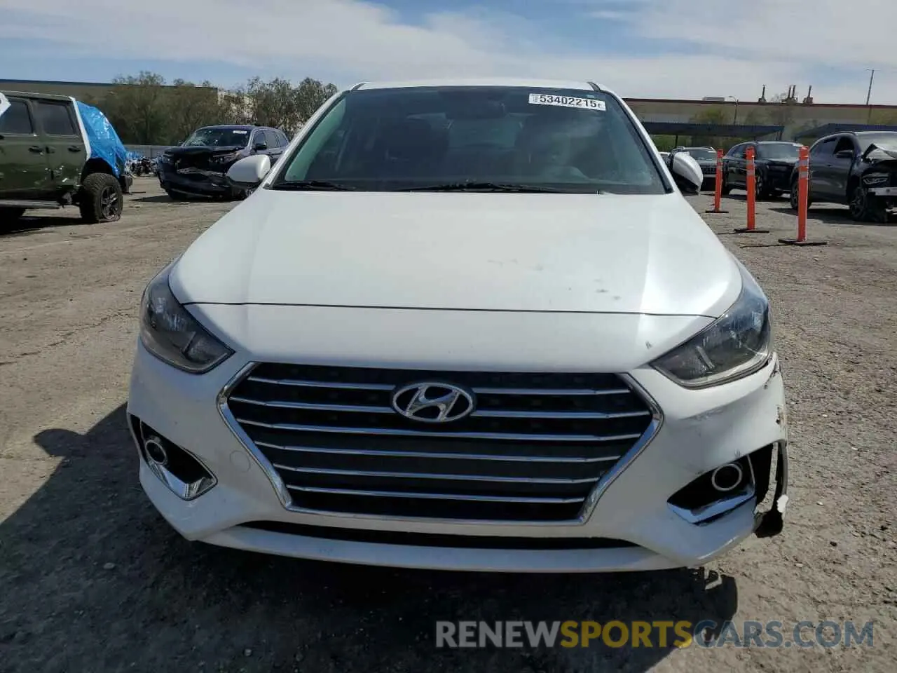 5 Photograph of a damaged car 3KPC24A65ME137515 HYUNDAI ACCENT 2021