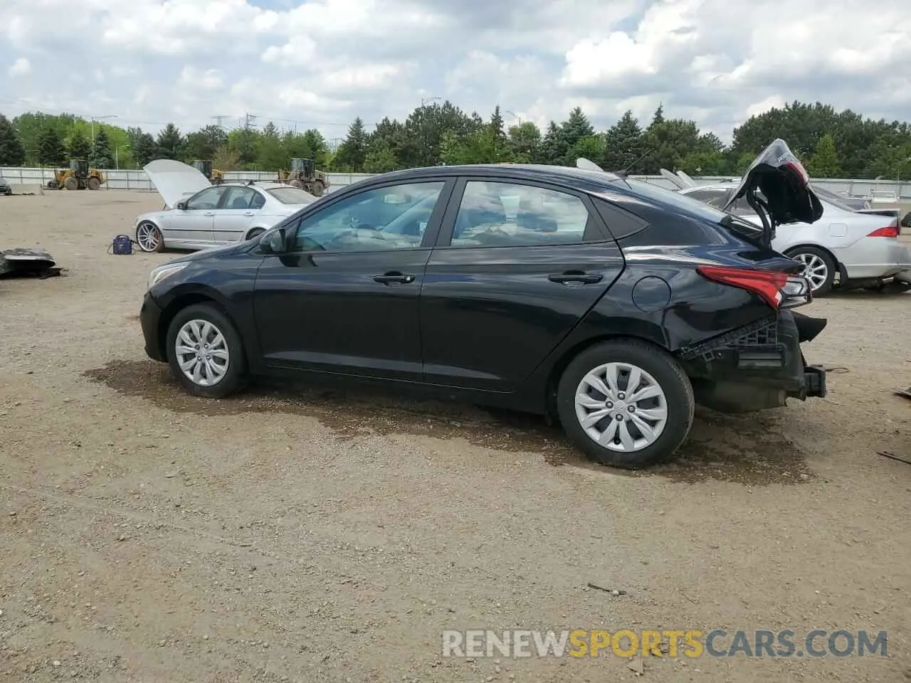 2 Фотография поврежденного автомобиля 3KPC24A65ME146425 HYUNDAI ACCENT 2021