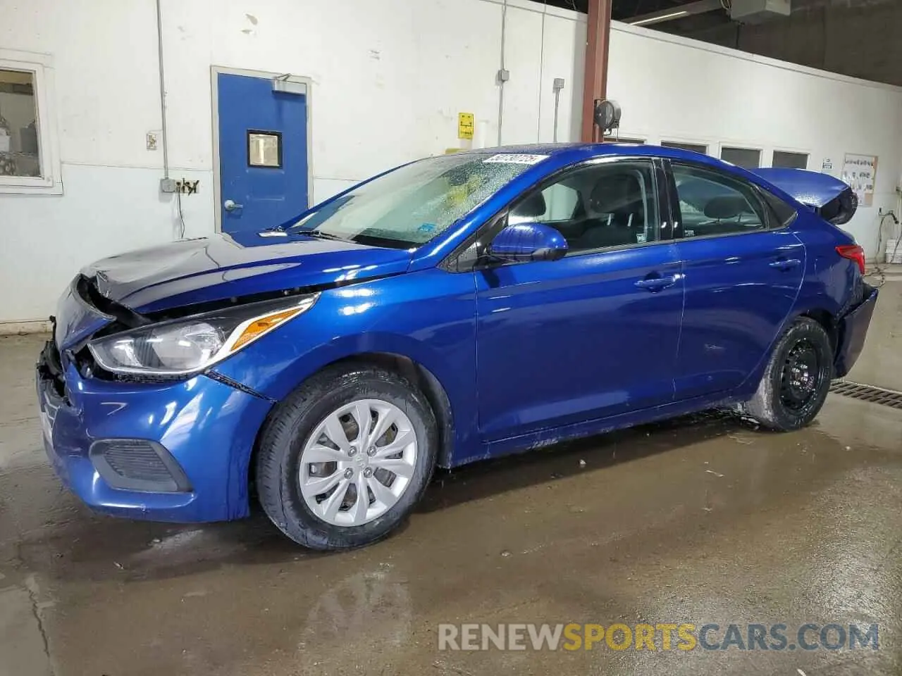 1 Photograph of a damaged car 3KPC24A65ME147428 HYUNDAI ACCENT 2021
