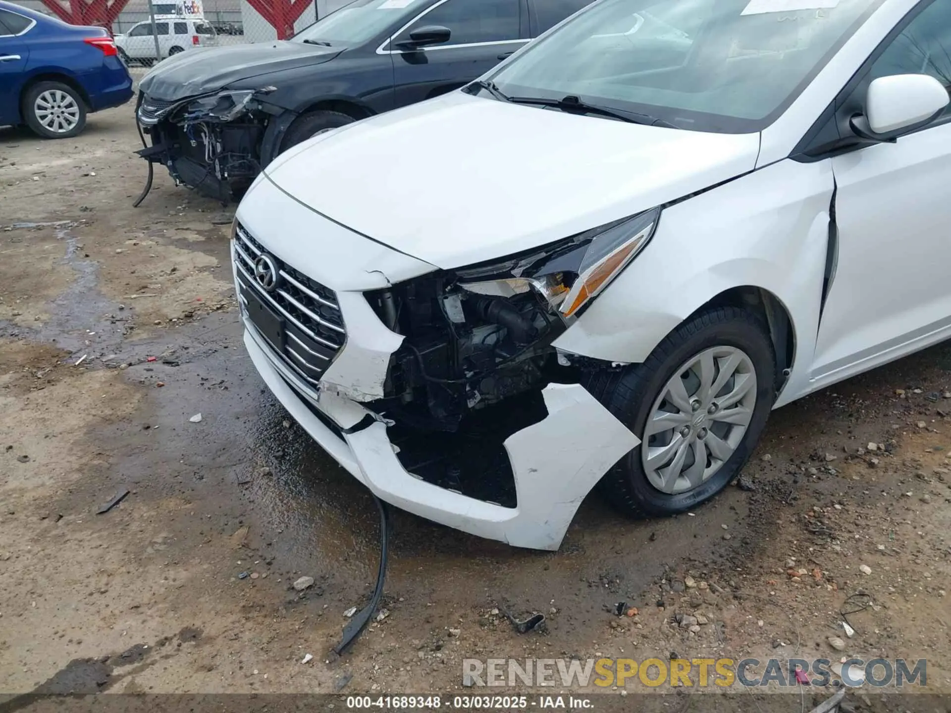 6 Photograph of a damaged car 3KPC24A65ME149471 HYUNDAI ACCENT 2021