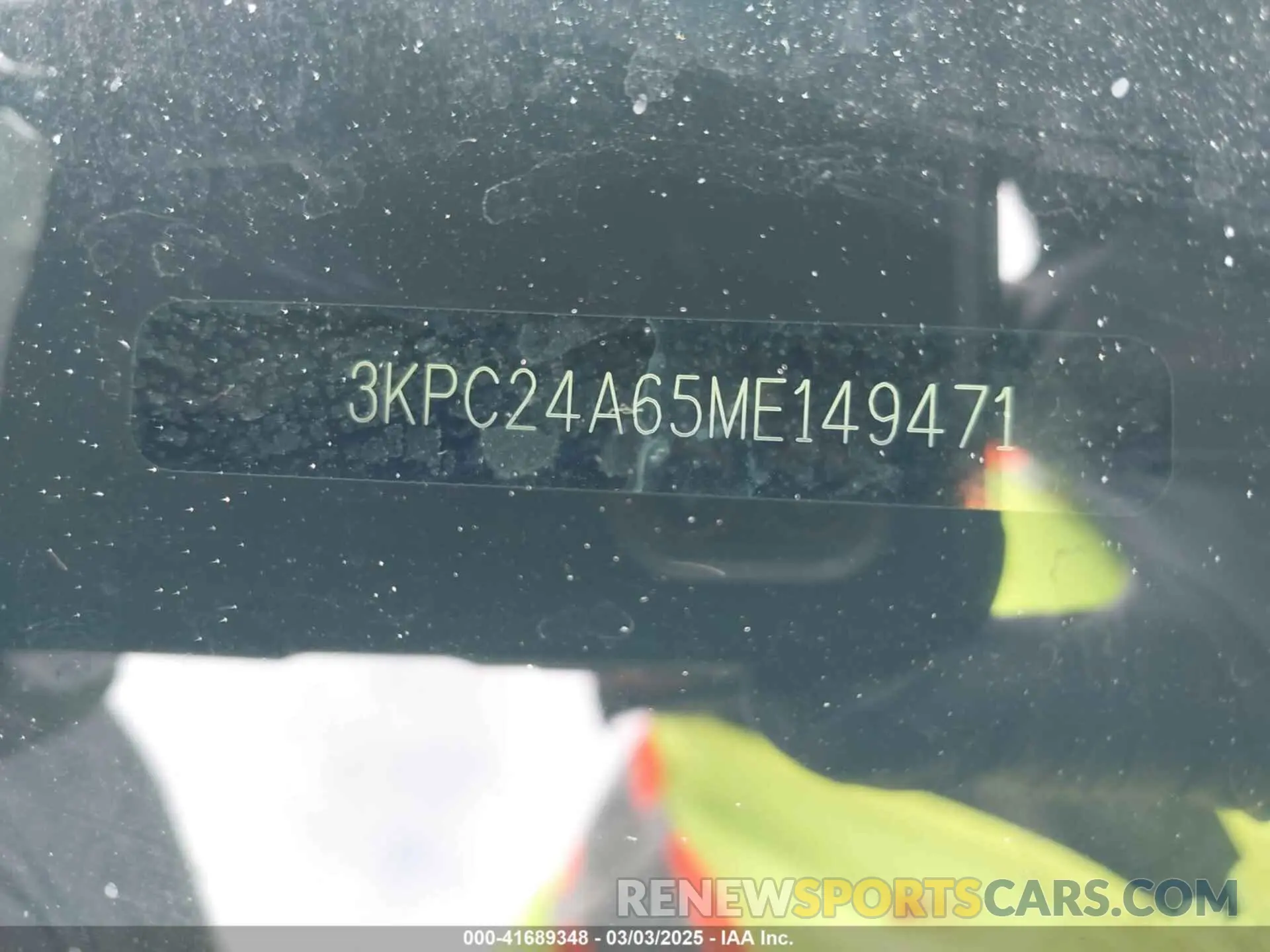 9 Photograph of a damaged car 3KPC24A65ME149471 HYUNDAI ACCENT 2021