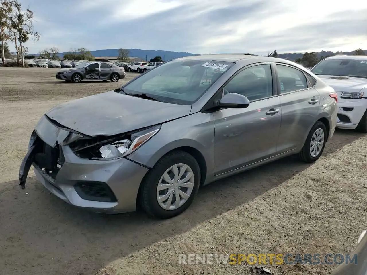 1 Photograph of a damaged car 3KPC24A65ME149499 HYUNDAI ACCENT 2021
