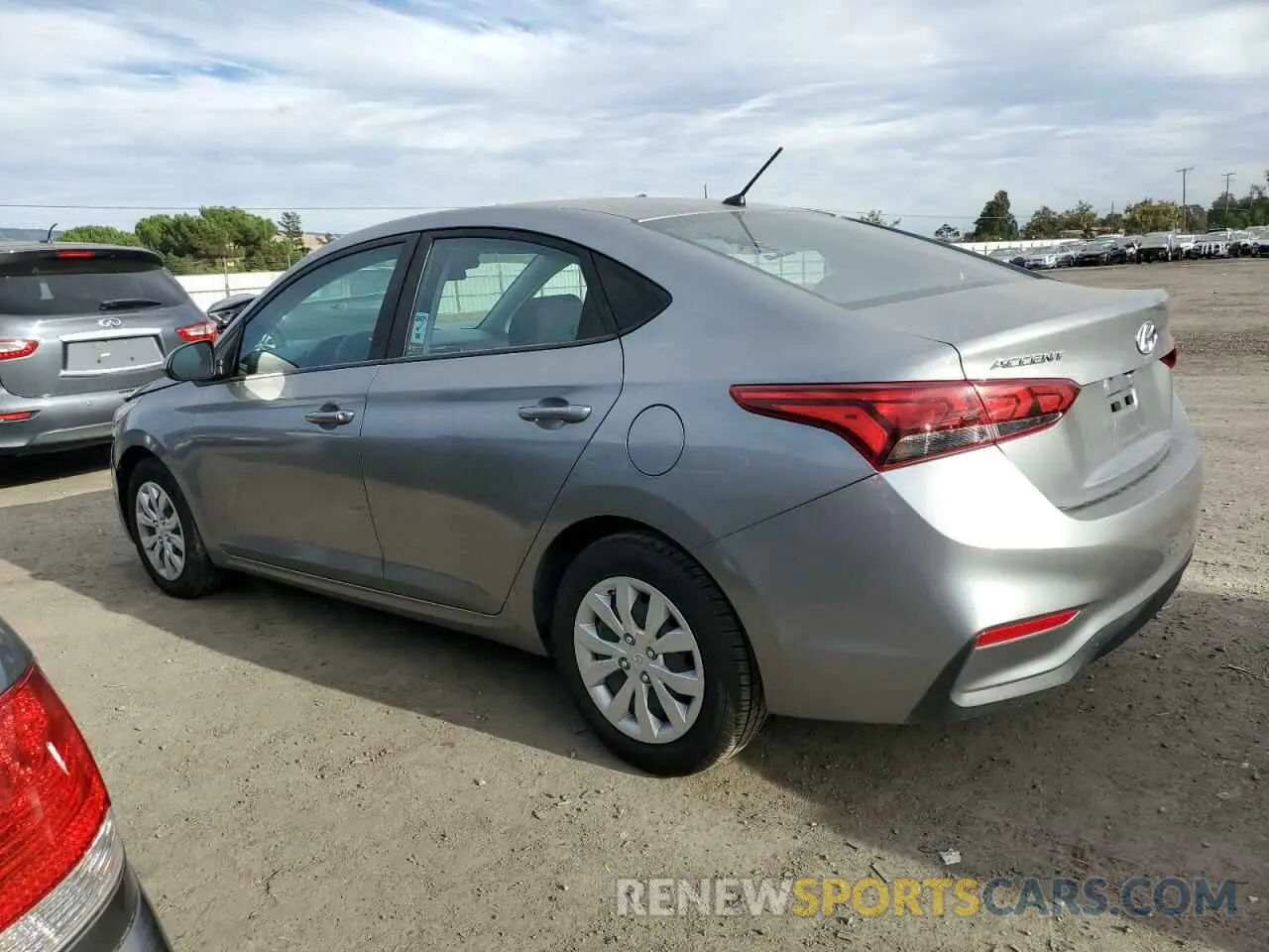 2 Photograph of a damaged car 3KPC24A65ME149499 HYUNDAI ACCENT 2021