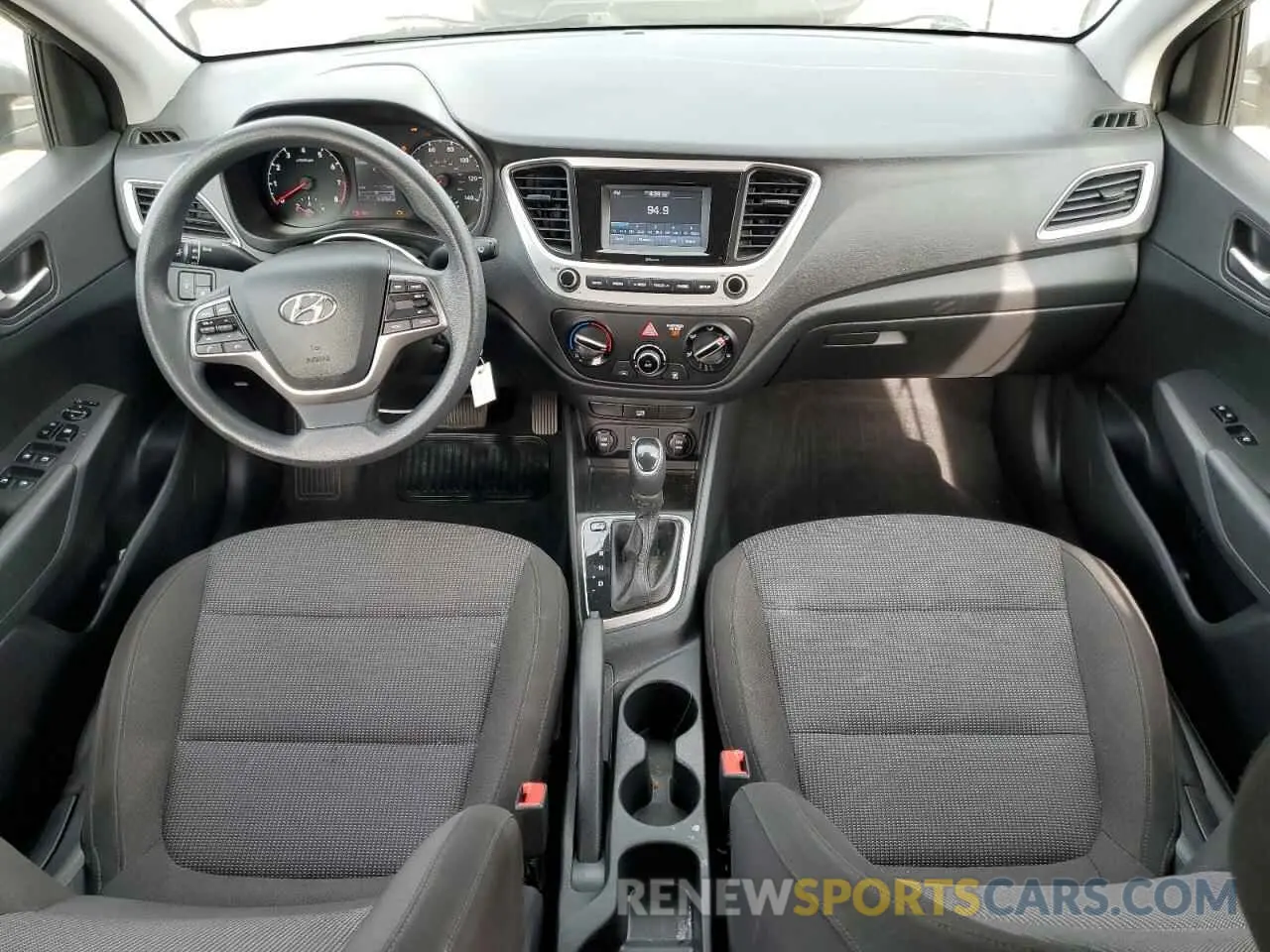 8 Photograph of a damaged car 3KPC24A65ME149499 HYUNDAI ACCENT 2021
