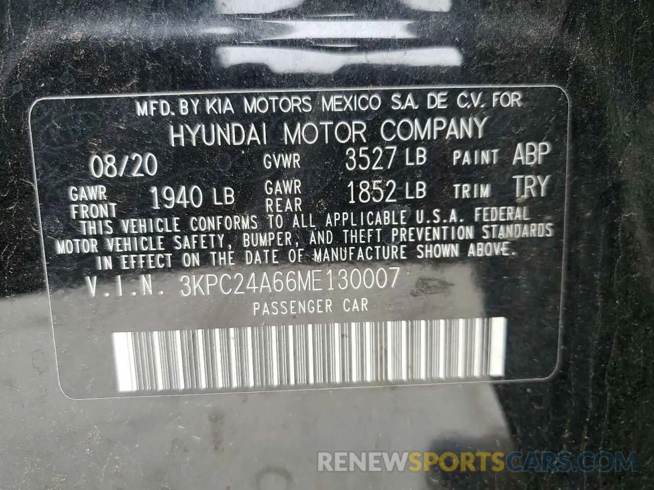14 Фотография поврежденного автомобиля 3KPC24A66ME130007 HYUNDAI ACCENT 2021