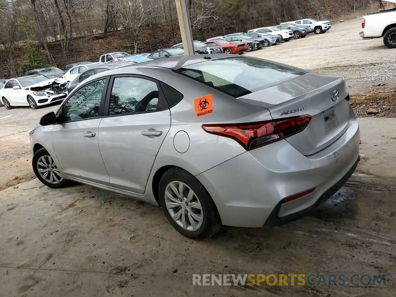 2 Фотография поврежденного автомобиля 3KPC24A66ME133988 HYUNDAI ACCENT 2021