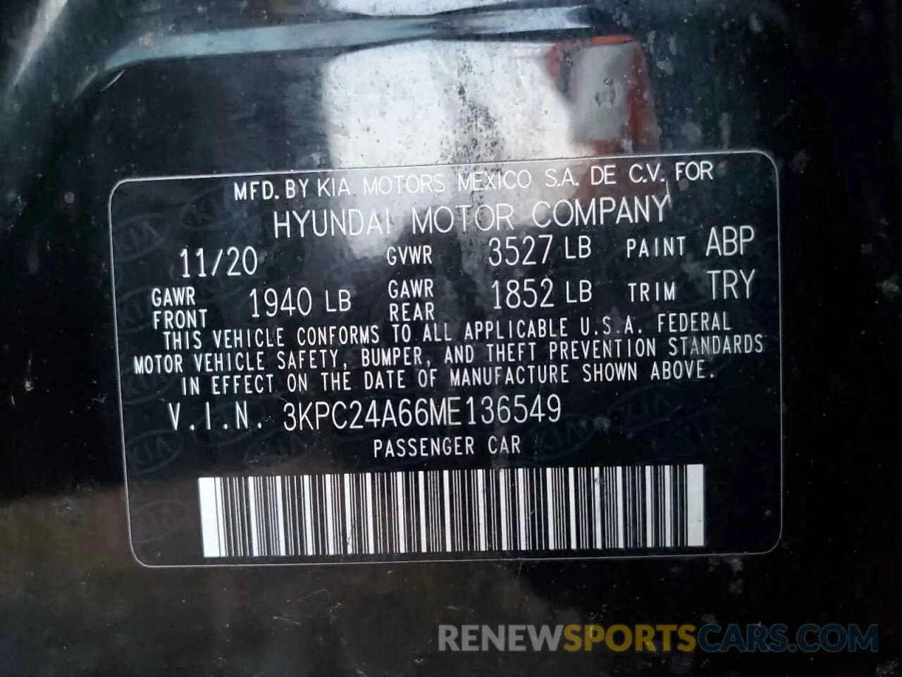 14 Фотография поврежденного автомобиля 3KPC24A66ME136549 HYUNDAI ACCENT 2021
