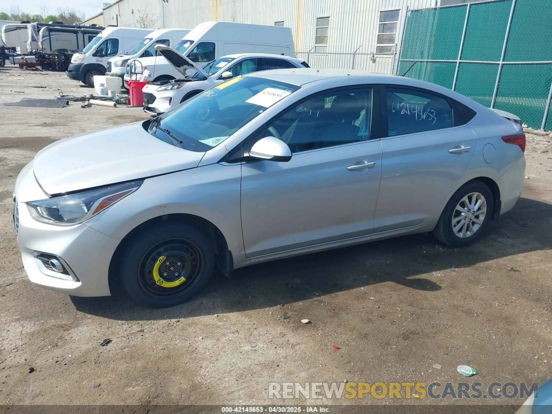 14 Photograph of a damaged car 3KPC24A66ME136728 HYUNDAI ACCENT 2021