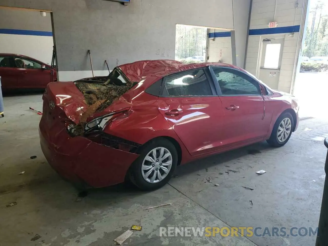 3 Фотография поврежденного автомобиля 3KPC24A66ME138088 HYUNDAI ACCENT 2021