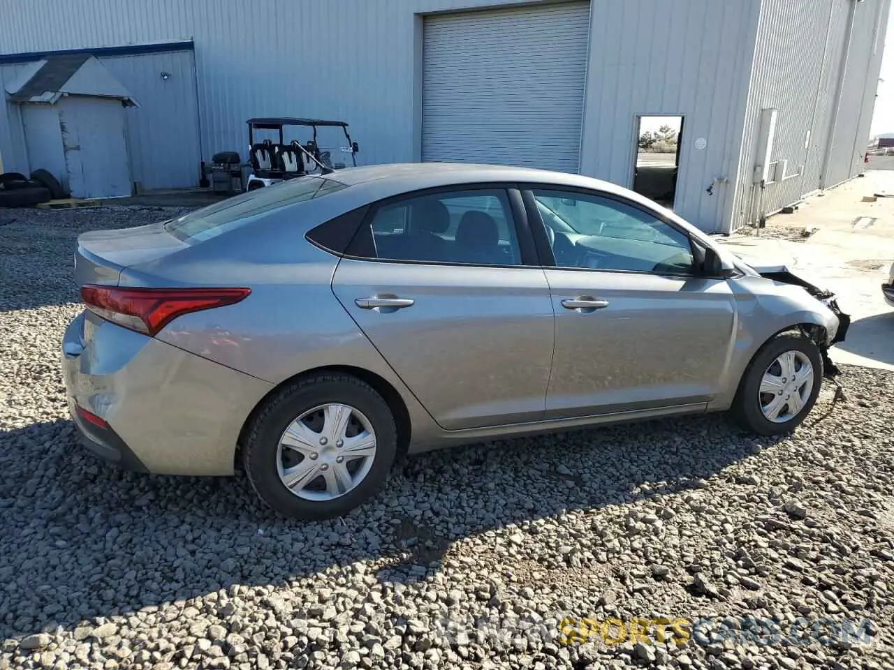 3 Фотография поврежденного автомобиля 3KPC24A66ME138298 HYUNDAI ACCENT 2021