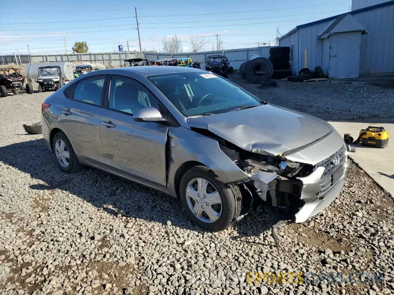 4 Фотография поврежденного автомобиля 3KPC24A66ME138298 HYUNDAI ACCENT 2021