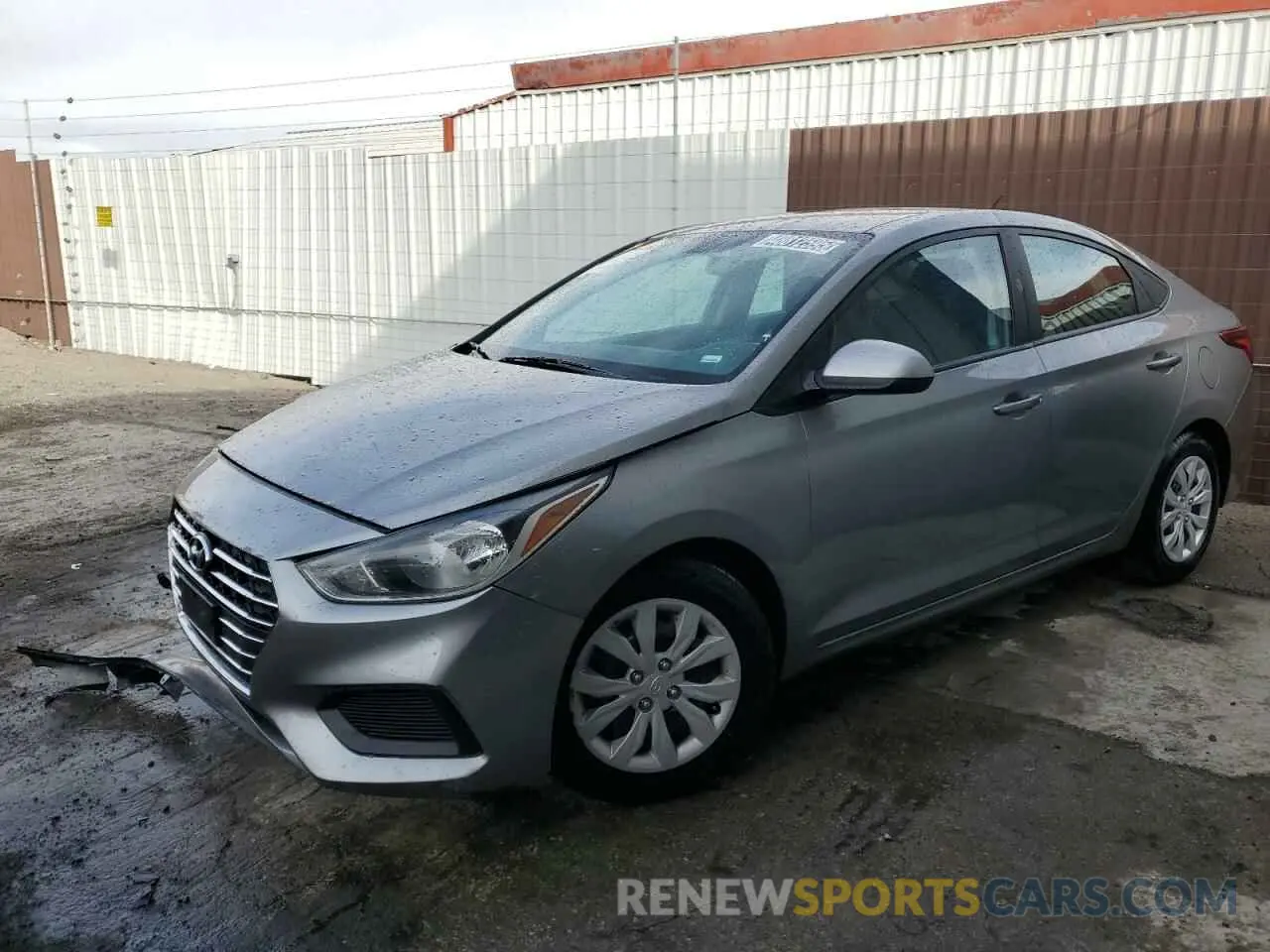 1 Photograph of a damaged car 3KPC24A66ME149348 HYUNDAI ACCENT 2021