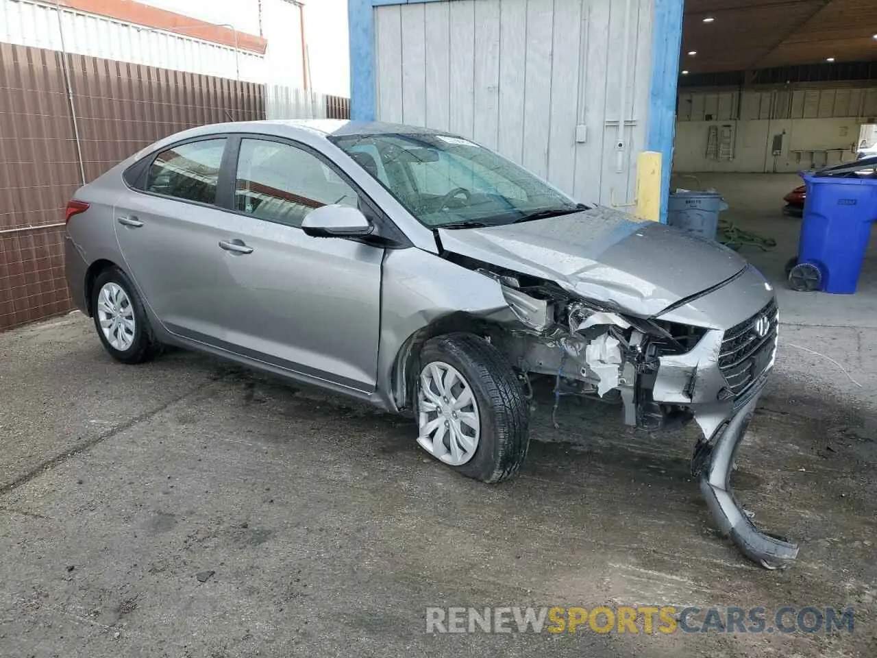4 Photograph of a damaged car 3KPC24A66ME149348 HYUNDAI ACCENT 2021
