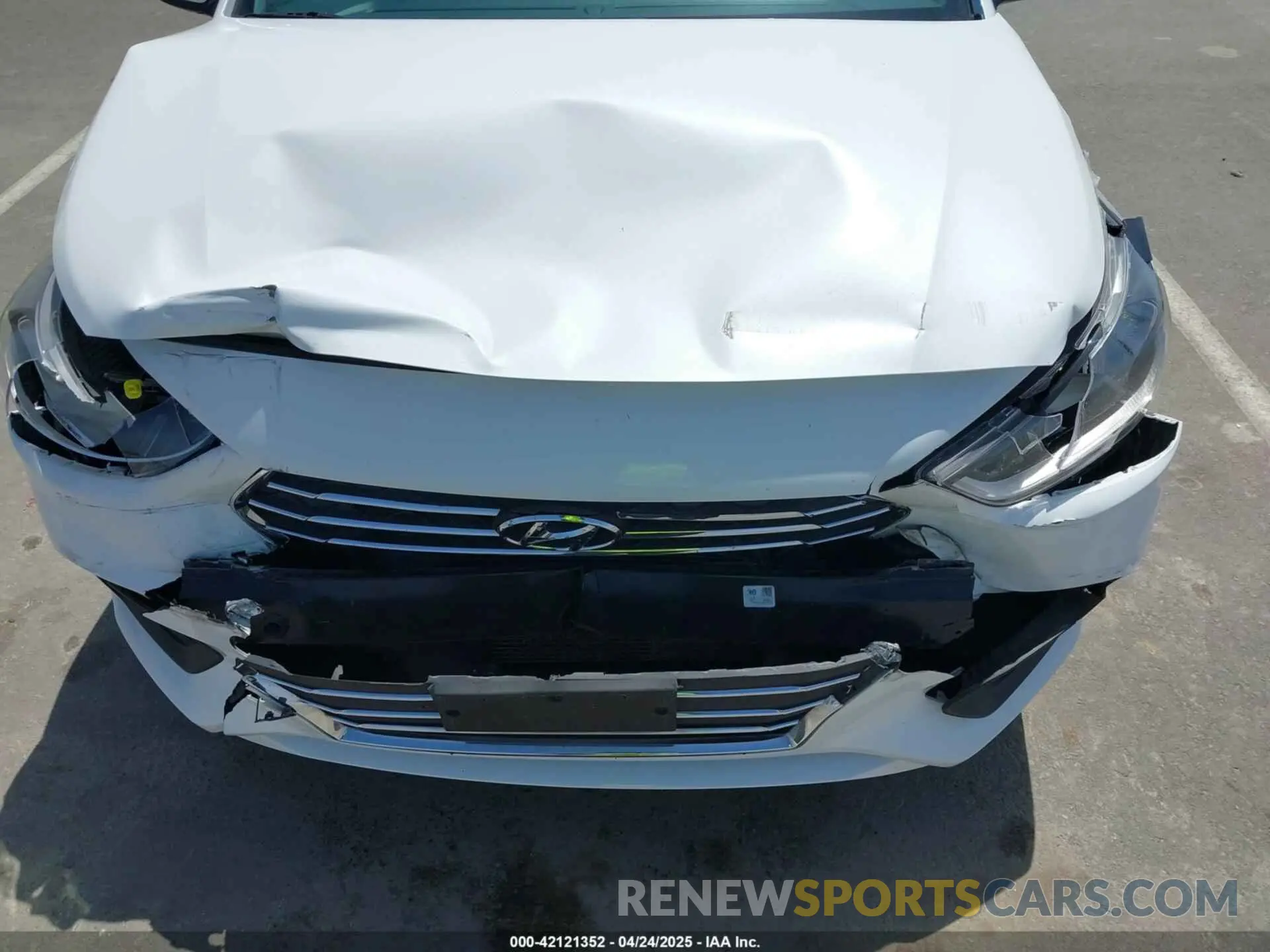 6 Photograph of a damaged car 3KPC24A66ME153125 HYUNDAI ACCENT 2021