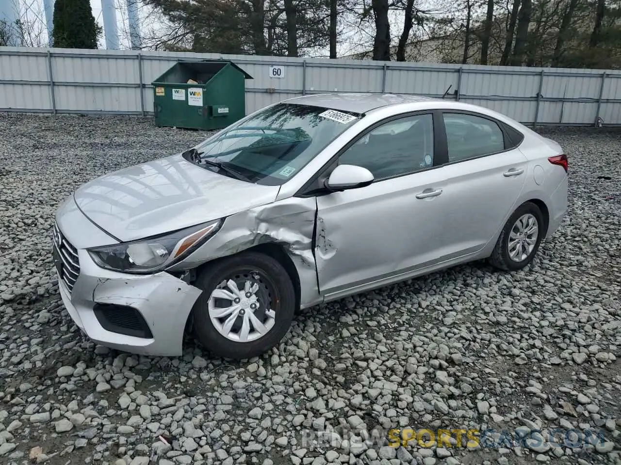 1 Фотография поврежденного автомобиля 3KPC24A67ME131120 HYUNDAI ACCENT 2021