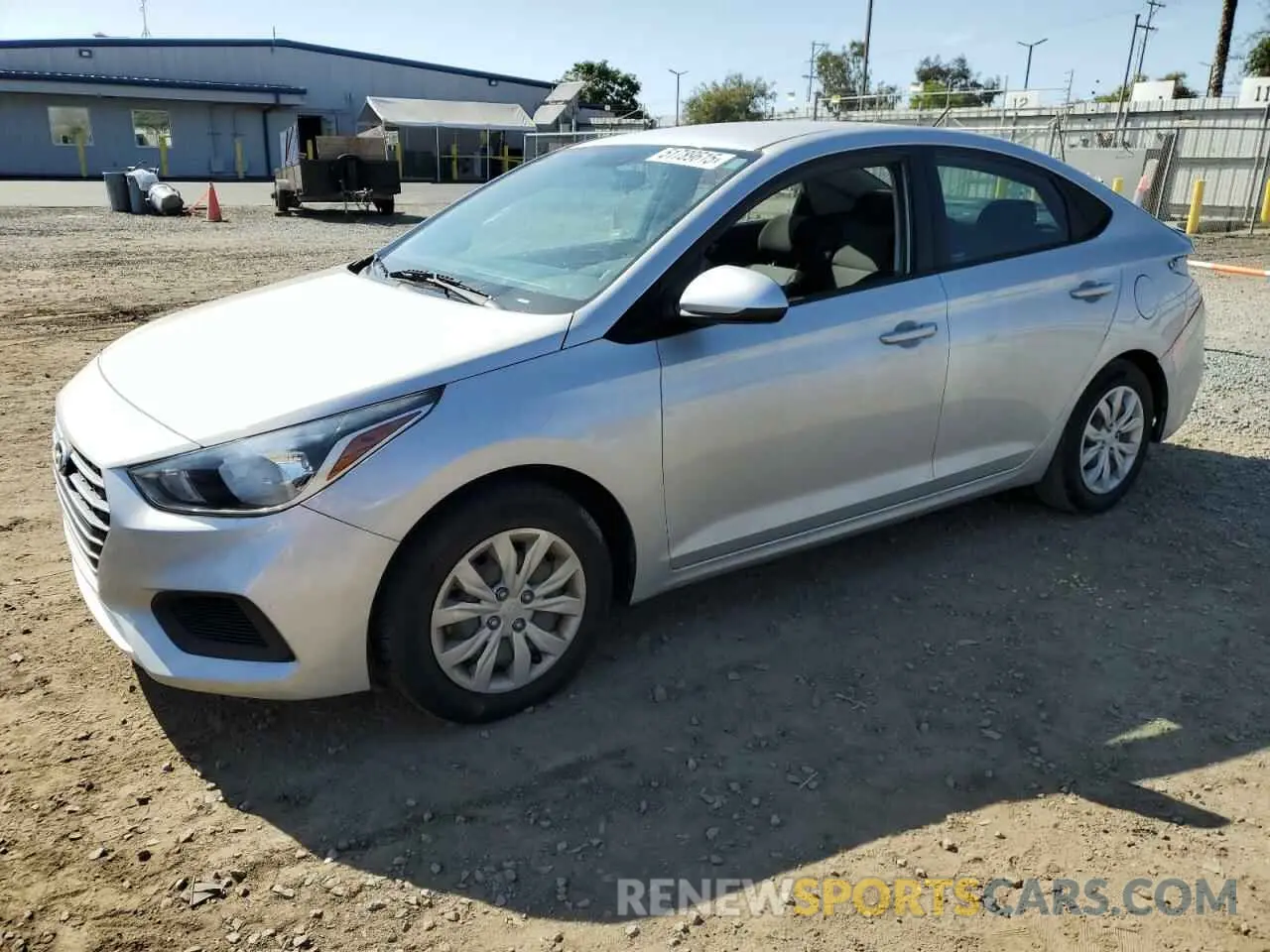 1 Photograph of a damaged car 3KPC24A67ME132476 HYUNDAI ACCENT 2021