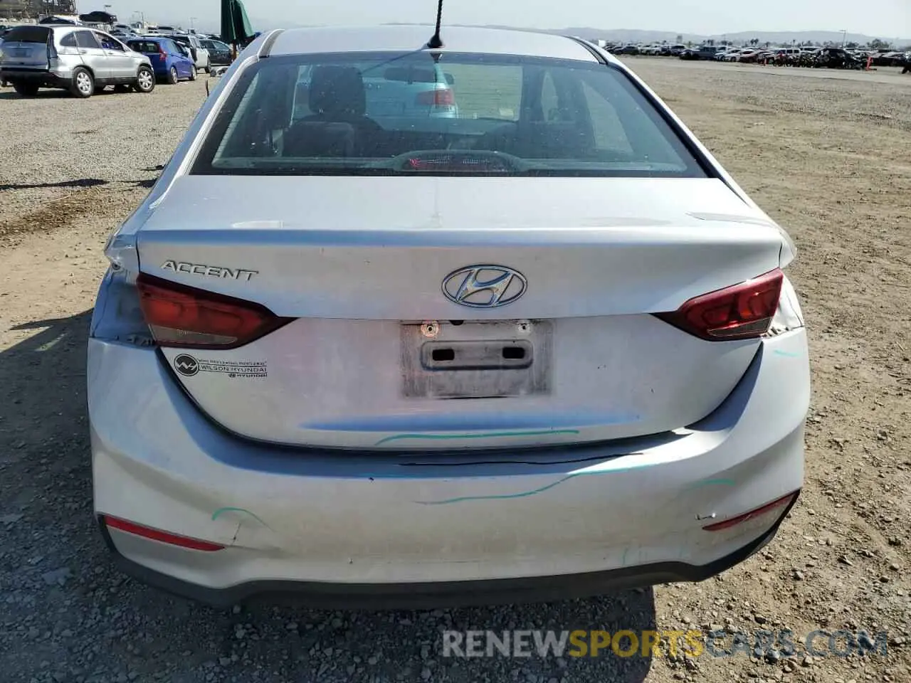 6 Photograph of a damaged car 3KPC24A67ME132476 HYUNDAI ACCENT 2021
