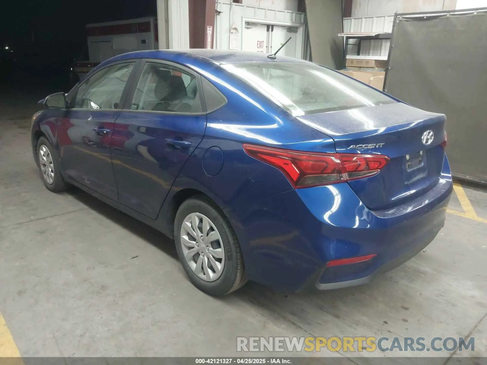 3 Photograph of a damaged car 3KPC24A67ME139394 HYUNDAI ACCENT 2021