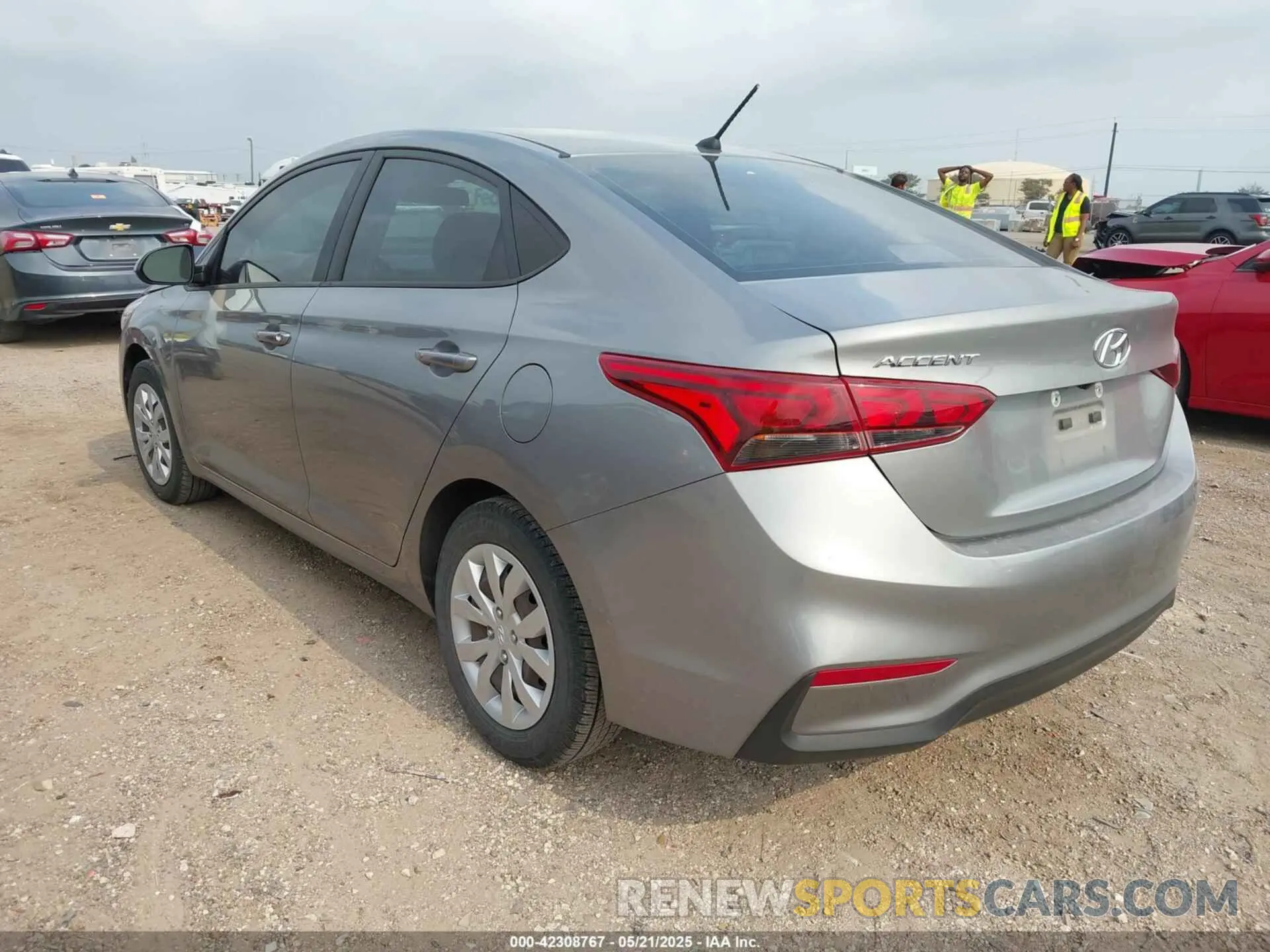 3 Фотография поврежденного автомобиля 3KPC24A67ME144353 HYUNDAI ACCENT 2021